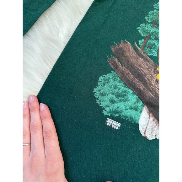 Rare Vintage Harley Davidson Catch A Glimpse Funwear Eagle Long Sleeve Shirt - Picture 4 of 8